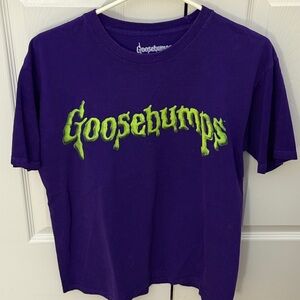 Goosebumps Horrorland Purple T-Shirt Size Large Halloween Spooky 👻